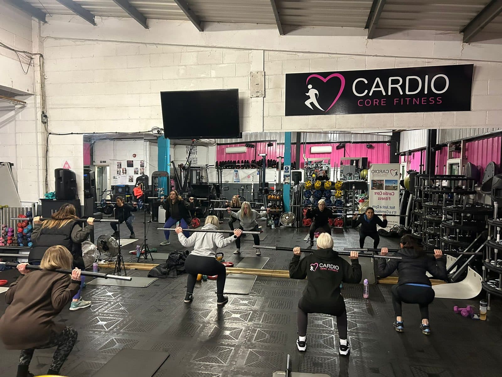 The gym floor at Cardio Core Fitness in Barry
