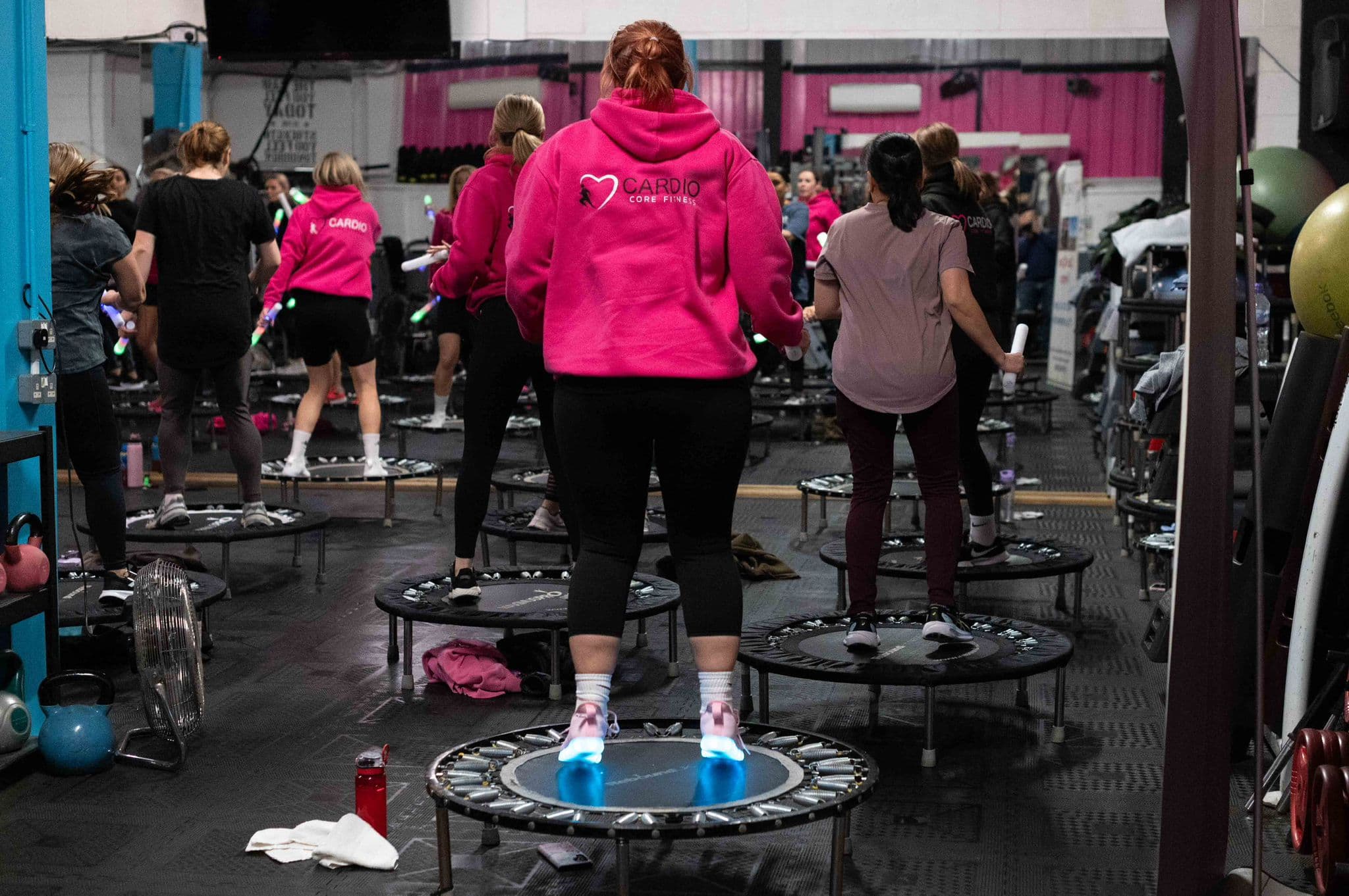 Members training together at Cardio Core Fitness